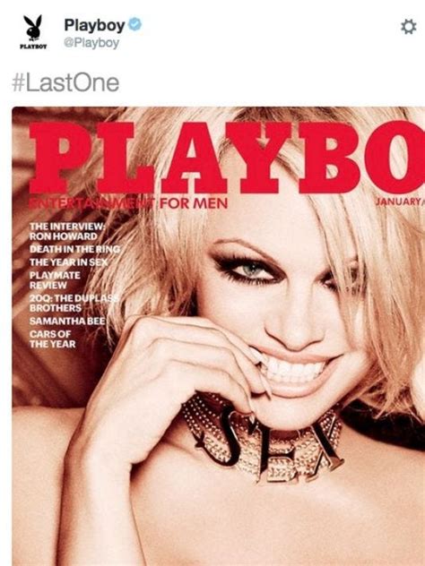 Pamela Anderson Bares All For Last Nude Issue Of Playboy