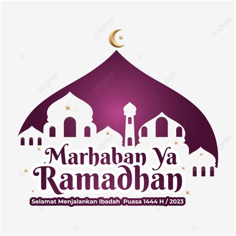 Greeting Card Marhaban Ya Ramadhan 2023 Vector Ramadan 2023 Happy Eid