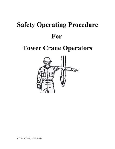 crane operator safety procedure pdf