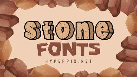 50 Best Stone Fonts Free Premium 2022 Hyperpix