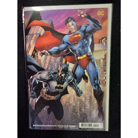 Batman Superman Worlds Finest 1 Jim Lee Variant Cover