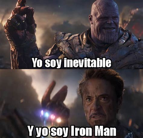 Yo Soy Inevitable Y Yo Soy Iron Man Plantillas De Memes