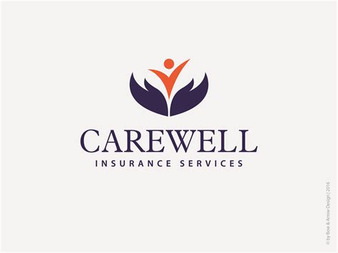 Logo Design For Insurance Company Carewell By Hardik Chanchad On Dribbble