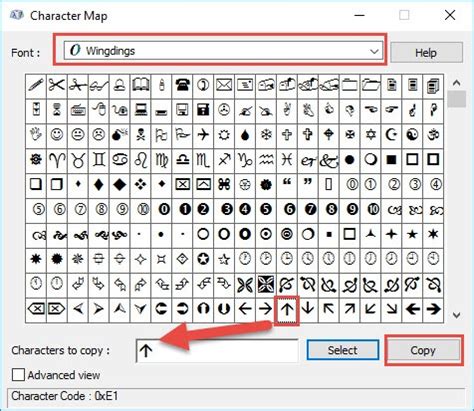 Alphabet Wingdings Chart You Will Now See All The Characters In The