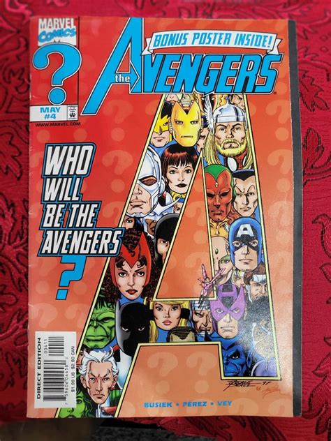 The Avengers 4 Marvel Comics Hobbies And Toys Books And Magazines