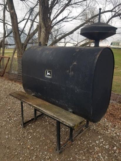 250 Gal Used Oil Tank W Large Funnel Online Auctions Proxibid