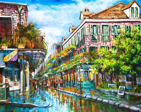 New Orleans Art New Orleans French Quarter Impressionist Etsy