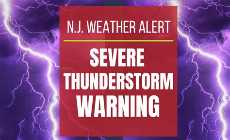 Nj Weather Tornado Severe Thunderstorm Warnings Issued As Intense
