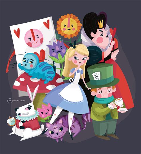 Alice In Wonderland Illustration On Behance