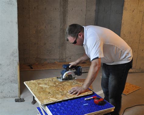 The dricore subfloor system is easy to install. The Basement Project: Installing DRIcore Subfloor - Suburble