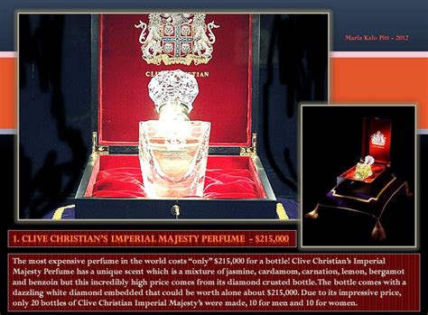 Clive Christians Imperial Majesty Perfume 215000 The Most