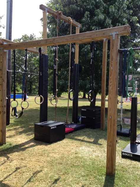 Eastern jungle gym debuts diy cedar swing set kits. Rings for dips | Backyard gym, Decks backyard, Backyard jungle gym