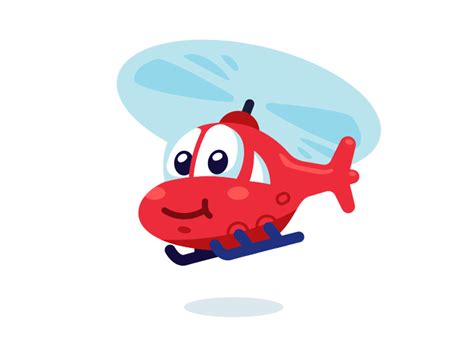 Helicopter Character Design Character Design Cute Illustration