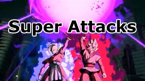 Dragon Ball Fighterz Super Attacks Hit Beerus Y Black Rose Youtube