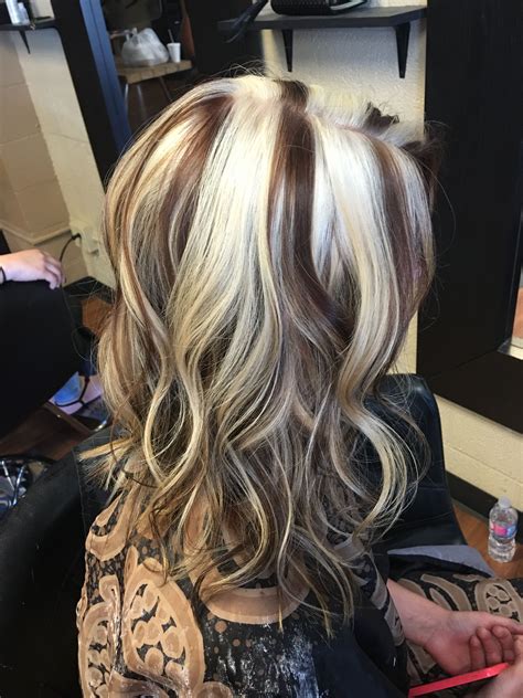 Chunky Blonde Highlight Hair Highlights And Lowlights Brown Hair With