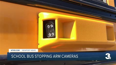 Newport News School Buses Equipped With Stop Arm Cameras To Catch Violators Youtube