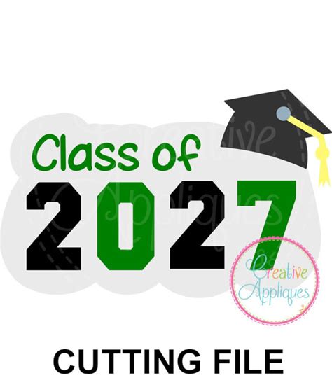 Graduating Class Of 2027 Svg Cutting File School Svg Etsy