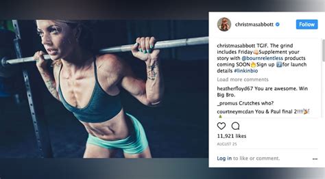 Crossfit Athlete Christmas Abbott S Sexiest Photos On Instagram