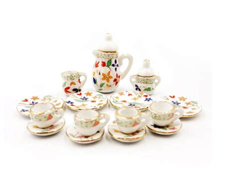 Mini Porcelain Tea Set Etsy