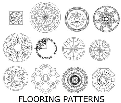 Flooring Pattern Tiles Autocad File Cadbull