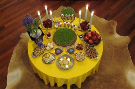 Persian Norooz Table Haft Seen Nowruz Nowruz Table