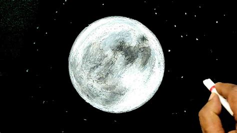 How To Draw The Moon Youtube