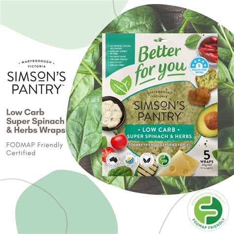 Introducing The Newly Fodmap Friendly Certified Simsons Pantry Better