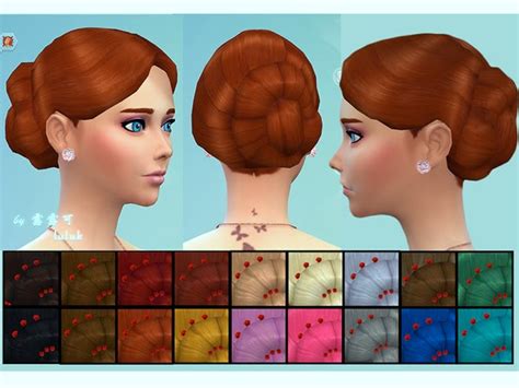 My Sims 4 Blog Hair For Party And Accessories By Luluk