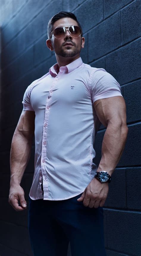 Pink Short Sleeve Tapered Fit Shirt Short Men Fashion Winter Outfits Men Bodybuilding Shirt