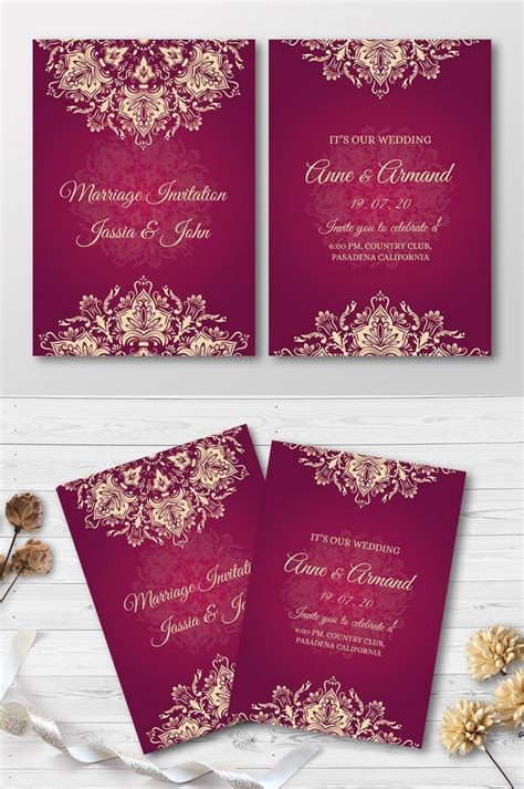 Royal Wedding Cards Background Royal Note Book Coverseamless