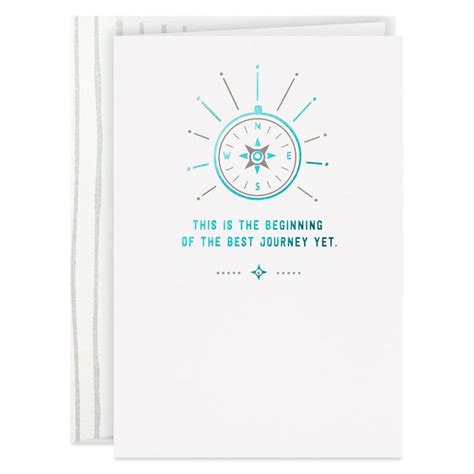 The Beginning Of The Best Journey Yet Congratulations Card
