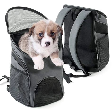 Pet Carrier Backpack For Small Dogs Cat Rabbit Breathable Mesh Pup