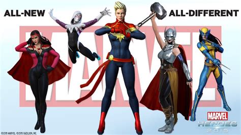 All New All Different Costumes For Marvel Heroes 2015 Youtube
