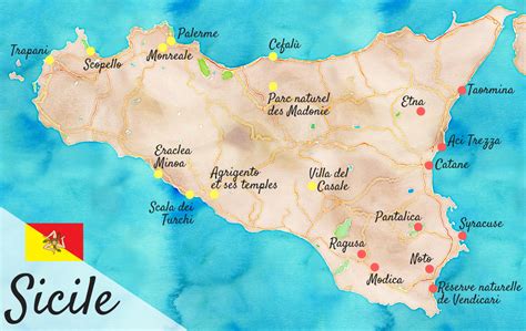 Sicily Tourist Attractions Map Download Best Tourist Places In The World
