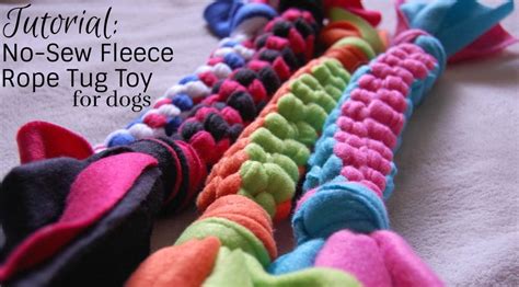Tutorial Fleece Tug Toy For Dogs Making It Home Diy Dog Stuff
