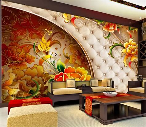5d Wallpaperwallpaperwallmuralinterior Designliving Roommodern
