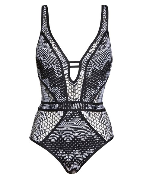 Becca Reveal One Piece Swimsuit In Black At Nordstrom Rack Lyst