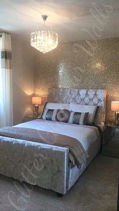Champagne Gold And Silver Mix Glitter Wallcovering Sold Per Metre At