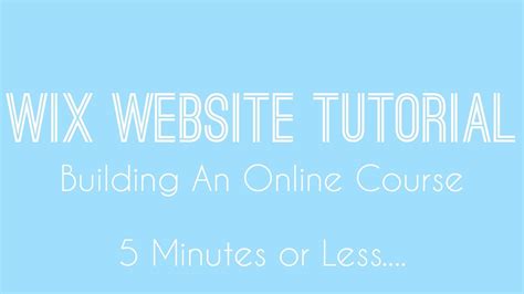 Typically, it is a cable or telephone company that provides the user with internet service. Do It Yourself - Tutorials - Building An Online Course in Wix - Wix Video Course - Wix Beginners ...