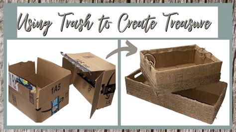 Amazon Cardboard Box Diy Cheap And Easy Diys Using Trash To Create