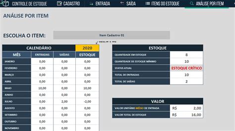 45 Planilha De Controle De Estoque Excel Download Gratis Simple Viden