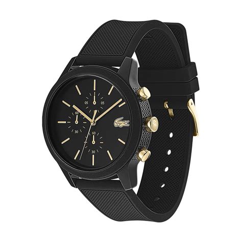 Montre homme lacoste 12 12 chronographe avec bracelet en silicone noir 159 00 montre homme lacoste 12 12 avec bracelet petit piqué en silicone bleu marine. Montre Lacoste LACOSTE.12.12 2011012 - Montre Affichage ...