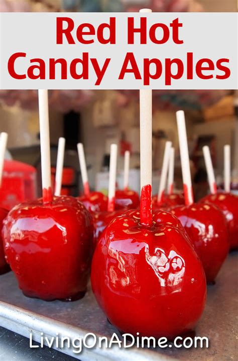 Red Hot Candy Apples Recipe Easy Candy Apples