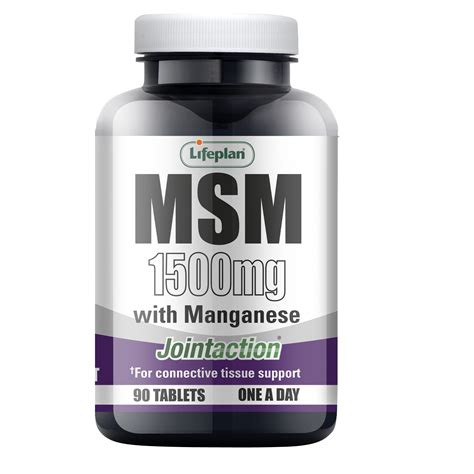 Buy Lifeplan Joint Action Msm With Manganese