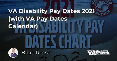 Va Disability Pay Dates 2021 With Va Pay Dates Calendar