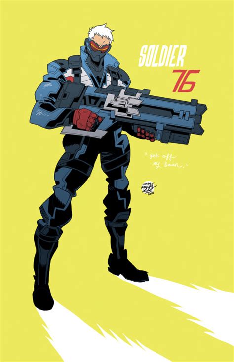 Sunbakerey Soldier 76 Overwatch By Corey Lewis Reyyy