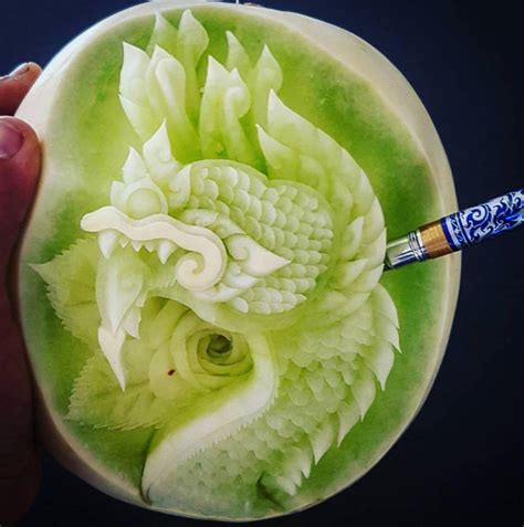 Incredible Fruits Carving By Daniele Barresi Artpeople