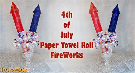 Paper Towel Roll Fireworks Craft - Hubadub | Fireworks craft, Fireworks craft for kids, Paper ...