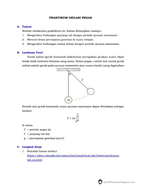 Praktikum Ayunan Matematis Pdf