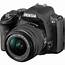 Pentax K R Digital SLR Camera With 18 55mm Zoom Lens Black